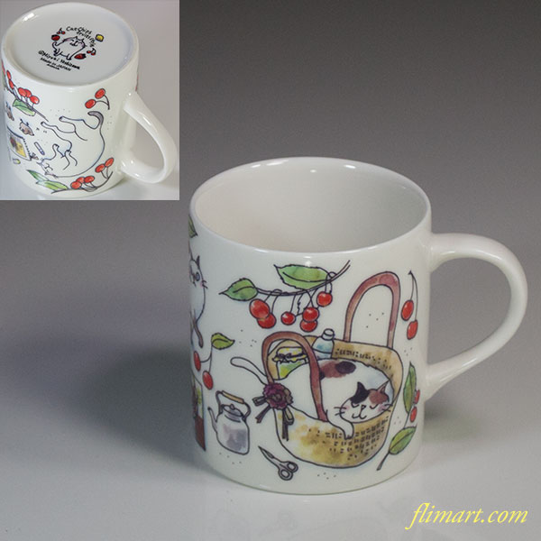 吉沢深雪キャットチップスフルーツスタイルマグカップ