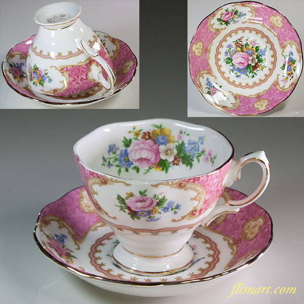 ロイヤルアルバートレディーカーライルLady Carlyleカップ&ソーサーT1770