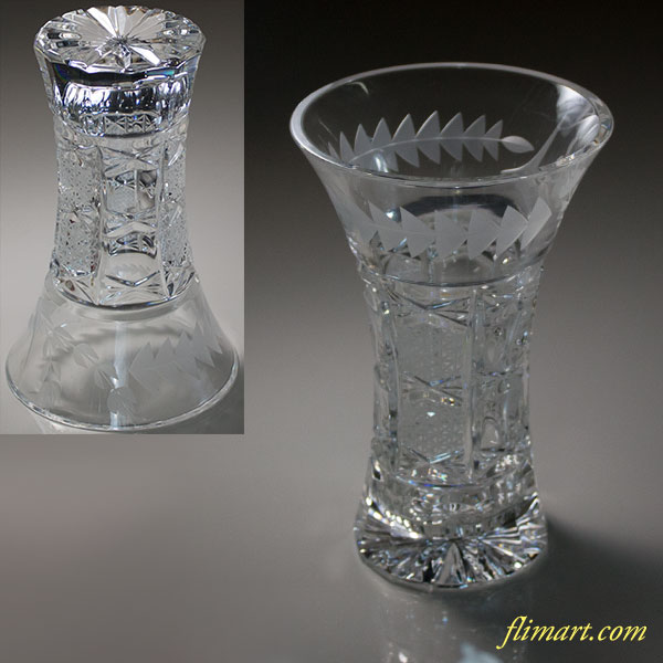 カメイグラスクリスタル花瓶T1882