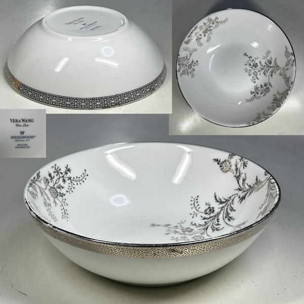 ウェッジウッド VERA WANGヴェラレースプラチナマルチソーサー