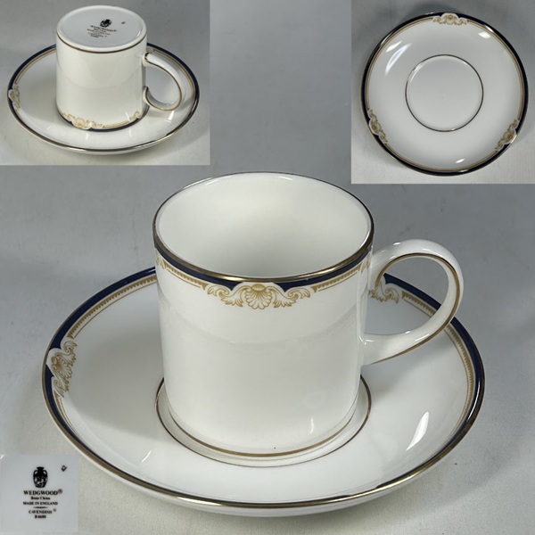 ウエッジウッドCLIOカップ＆ソーサーブルー