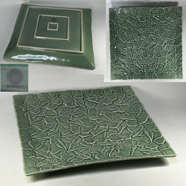 Jenggalaハイビスカス26cmプレート