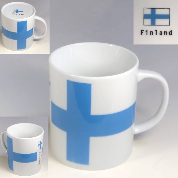 フィンランド国旗マグカップ