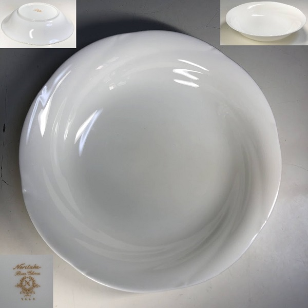 ノリタケ ENSEMBLE WHITE アンサンブルホワイトスープ皿