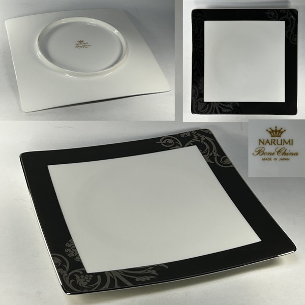 ナルミ27cmスクエアプレートT2459