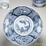 染付松竹梅唐草膾皿W1807