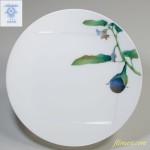 ノリタケ京香旬彩加茂茄子15.5cmプレート