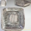 鼠志野三つ足角菓子鉢