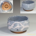 桔梗屋窯小三郎鼠志野抹茶碗