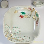 幸兵衛窯雲錦手菓子鉢