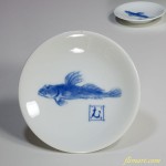 富久娘特製魚の絵皿むつごろう