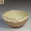 雅山窯中島正雄南蛮黃釉菓子鉢