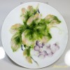 葡萄柄七宝飾皿