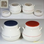 大吉窯蓋付入物二点セット