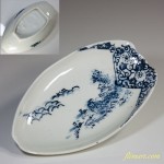 山水舟型小皿W3389