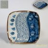 染付角小皿W3427