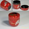 銀杏松葉金銀木製朱塗棗