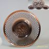 玉利休銅製茶托五枚セット