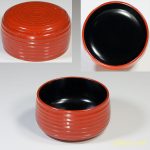 木製漆器朱塗小鉢