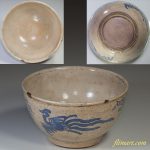 鳳凰文抹茶碗
