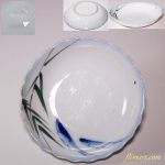 鮎笹図小皿W4371