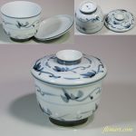 染付茶碗蒸しW4416