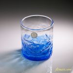 沖縄南蛮ビードロ琉球ガラスでこロックグラスW4448