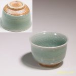 青磁氷結貫入湯呑五点セットW4511