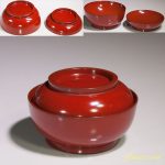 朱塗菓子椀W4603