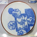 印判手一尺大皿W4906