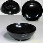 木製漆器黒塗蓋W4681