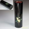 会津塗黒丸花生水引草花器