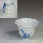 染付湯呑W5098