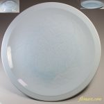 青白磁一尺大皿W5105