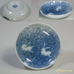 月兎豆皿W5249