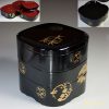 本漆塗松竹梅六寸三段重