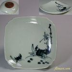 蟹柄角小皿W5454