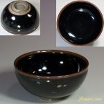 飴釉抹茶碗W5489