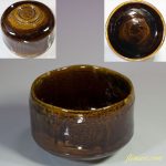 飴釉楽抹茶碗