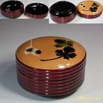 木製漆器菓子器W5519