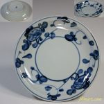 敏山窯染付小皿W6009