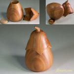 茄子型欅茶入