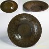 勝彦作鋳銅三葉葵紋茶托