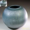 信楽焼丸花瓶W6074