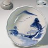 染付山水膾皿W6223
