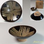 知山安藤光一玳皮天目盃