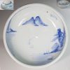 染付山水六寸鉢W6607