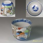 色絵蕎麦猪口W6648