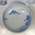 染付山水小丼W7399
