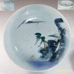 山水八寸鉢W6818